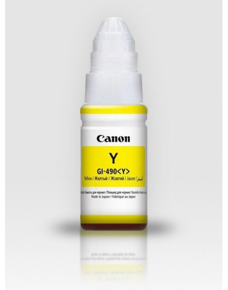 Жълто Мастило Canon GI-490 Yellow